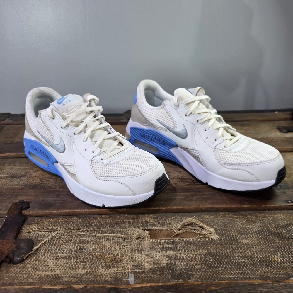 Nike Air Max Excee 'Summit White University Blue' Athleisure Sneakers Retro. 9.5